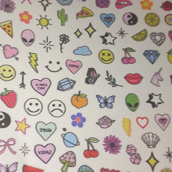 Color Nail Art Tattoos INKED by Dani - Picture 4 of 6